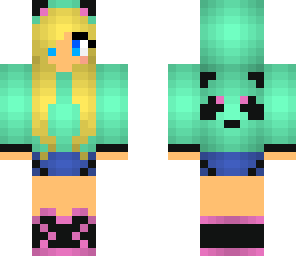 aqua panda girl