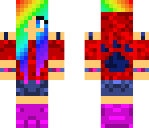 rainbow paw