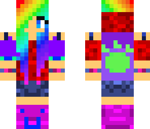 rainbow girl
