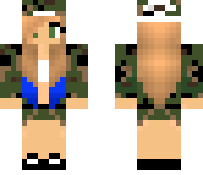 camo girl