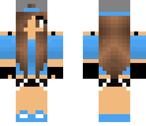 cute blue tomboy