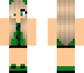 cactus cat girl hair shading