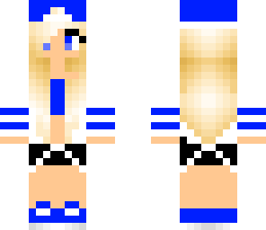 blue tomboy girl
