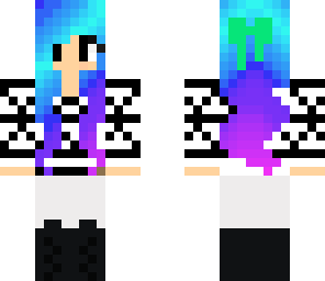 blue girl