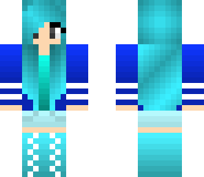 blue girl