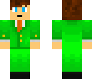 green suit blue eyes