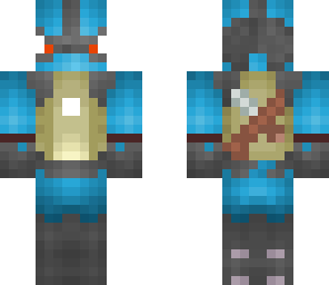 lucario with sword and ristband