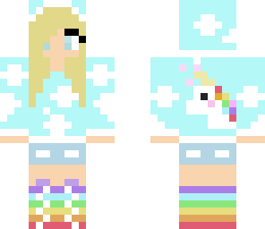 blonde unicorn girl