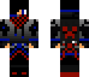 red and blue hoodie