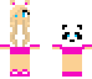 pink panda girl