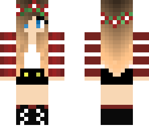 maroon flanel girl