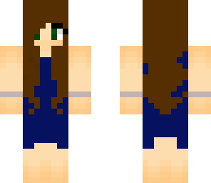 blue dress girl