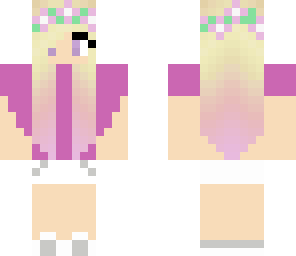 pink flower girl
