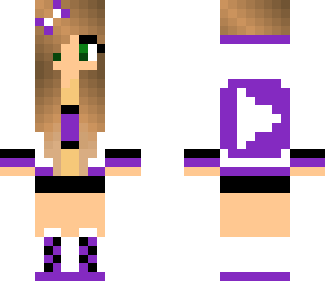 purple youtube girl