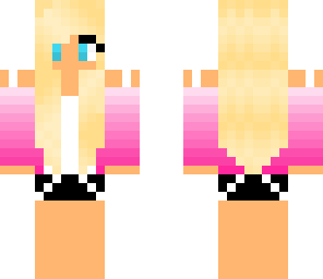 pink ombre girl