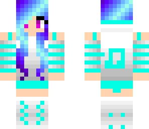 blue music girl