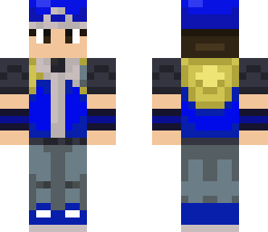 blue pokemon trainer