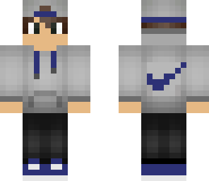 blue nike guy