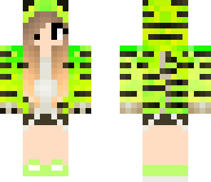 green tiger girl