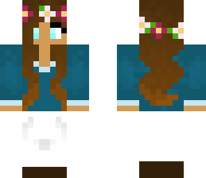 ombre flower crown girl
