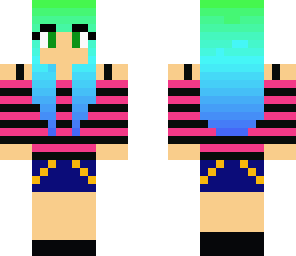 cyan girl