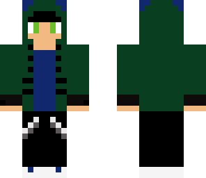 dark green and blue boy 