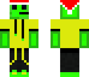 santa green dj slime