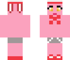 super creepy pink sport bunny