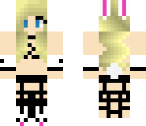 cute blonde bunny