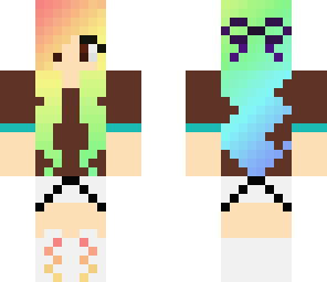 rainbow fun girl