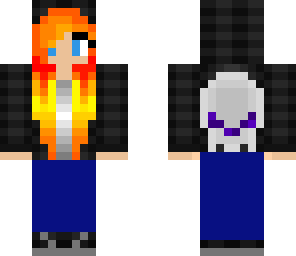 fire girl in jeans
