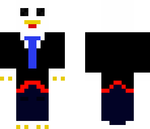chicken in a suit