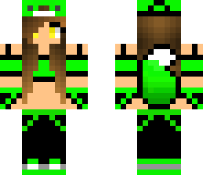 neon wolf girl