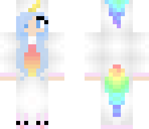 pastel rainbow unicorn costume