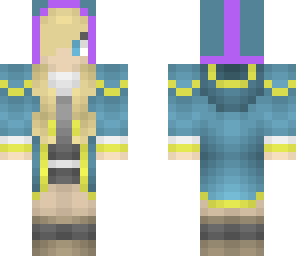 cute mage with hood