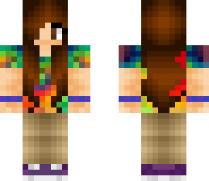 tie-dye girl