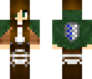 attack on titan brunette female