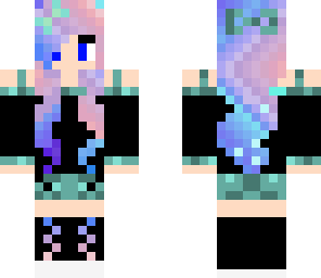 rainbow girl with bow