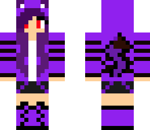 purple pikachu girl