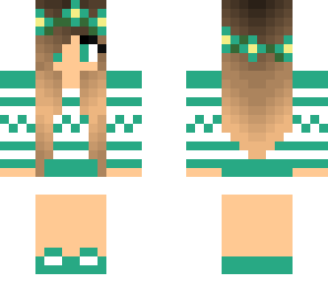 edit of teal girl