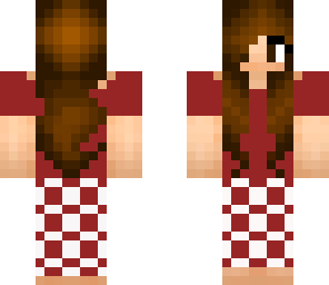cute checkered pajama girl