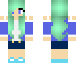 blue girl