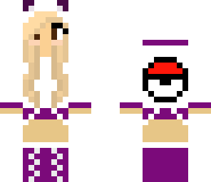 purple pokemon trainer girl