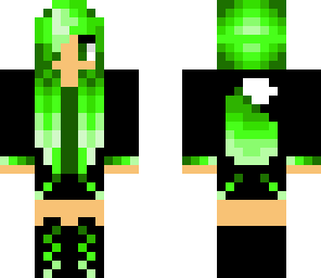 green wolf girl