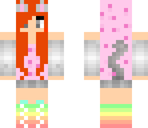fire haired nyan cat girl edited