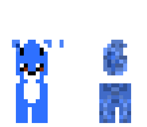cute blue fox