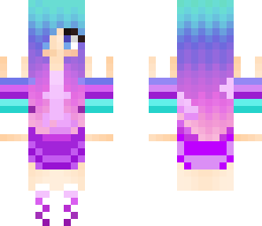 edited purple girl