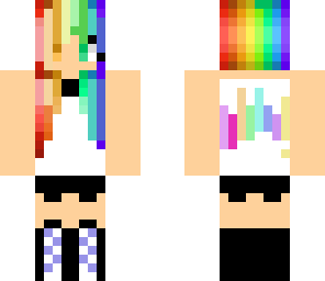 rainbow girl
