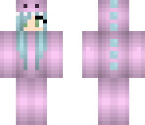 pink dino girl