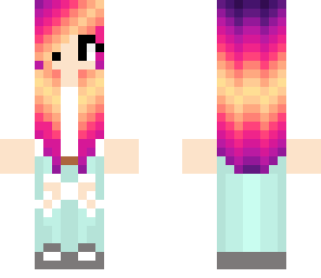 raindbow hair edited